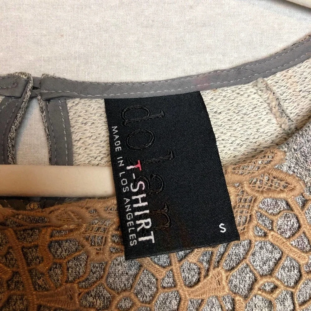 ANTHRO Dolan Le Pompe Eyelet Sweatshirt S - Picture 5 of 8